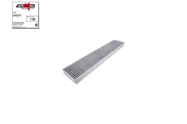 Filter, vazduh unutrašnjeg prostora - AUTOMEGA - 180004910