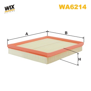 WIX FILTERS - WA6214 - Filter za vazduh (Sistem za dovod vazduha)