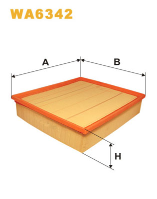 Picture of WIX FILTERS - WA6342 - Air Filter (Air Supply)
