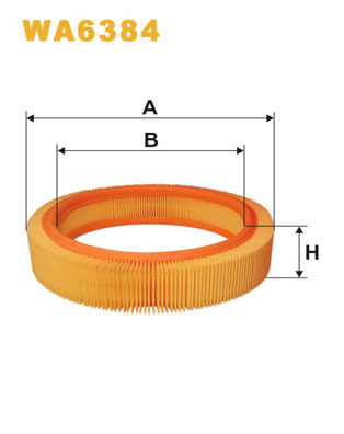 Slika WIX FILTERS - WA6384 - Filter za vazduh (Sistem za dovod vazduha)