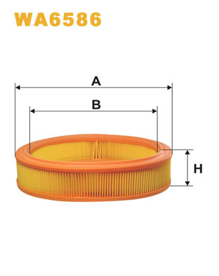 Slika WIX FILTERS - WA6586 - Filter za vazduh (Sistem za dovod vazduha)