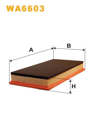 WIX FILTERS - WA6603 - Filter za vazduh (Sistem za dovod vazduha)