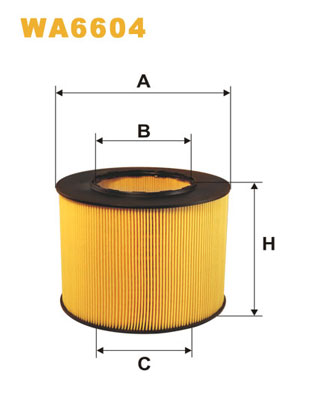 Picture of WIX FILTERS - WA6604 - Air Filter (Air Supply)