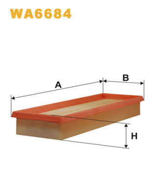 WIX FILTERS - WA6684 - Filter za vazduh (Sistem za dovod vazduha)