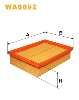 Picture of WIX FILTERS - WA6692 - Air Filter (Air Supply)