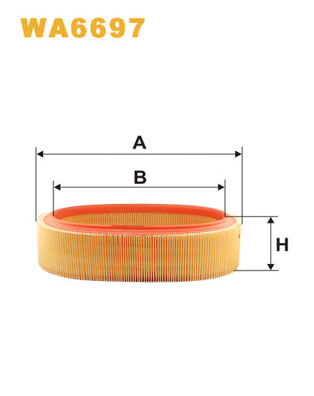 WIX FILTERS - WA6697 - Filter za vazduh (Sistem za dovod vazduha)