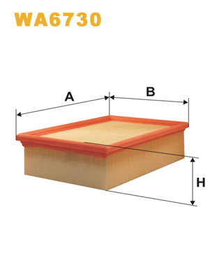 Slika WIX FILTERS - WA6730 - Filter za vazduh (Sistem za dovod vazduha)