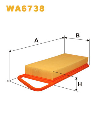 Picture of WIX FILTERS - WA6738 - Air Filter (Air Supply)