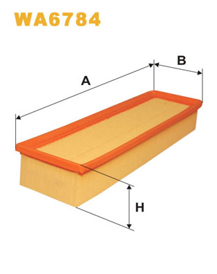 Picture of WIX FILTERS - WA6784 - Air Filter (Air Supply)