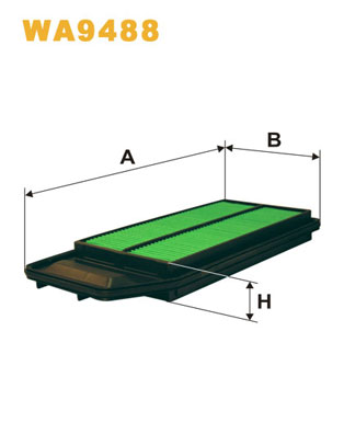 Picture of WIX FILTERS - WA9488 - Air Filter (Air Supply)