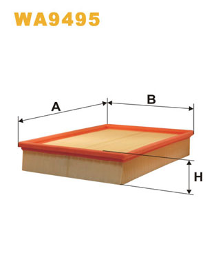 Picture of WIX FILTERS - WA9495 - Air Filter (Air Supply)