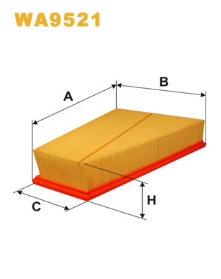 Picture of WIX FILTERS - WA9521 - Air Filter (Air Supply)