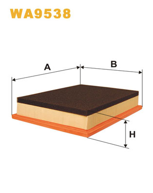 Picture of WIX FILTERS - WA9538 - Air Filter (Air Supply)