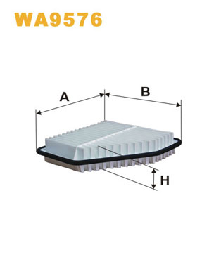 Picture of WIX FILTERS - WA9576 - Air Filter (Air Supply)