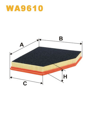 Picture of WIX FILTERS - WA9610 - Air Filter (Air Supply)