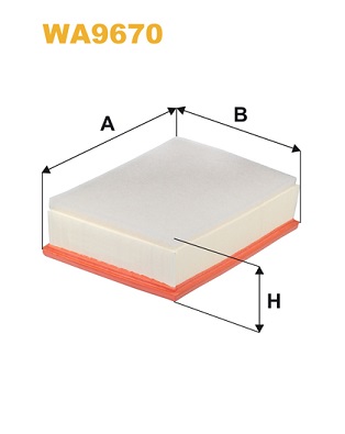 Picture of WIX FILTERS - WA9670 - Air Filter (Air Supply)