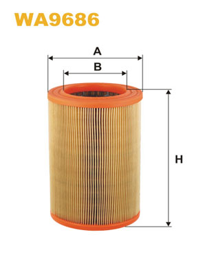 WIX FILTERS - WA9686 - Filter za vazduh (Sistem za dovod vazduha)
