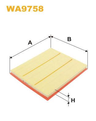Picture of WIX FILTERS - WA9758 - Air Filter (Air Supply)