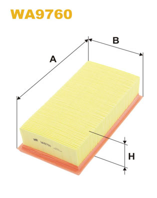 Picture of WIX FILTERS - WA9760 - Air Filter (Air Supply)