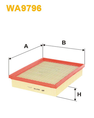 Picture of WIX FILTERS - WA9796 - Air Filter (Air Supply)