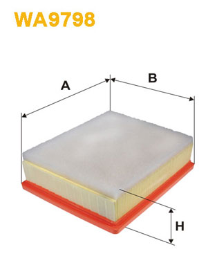 Picture of WIX FILTERS - WA9798 - Air Filter (Air Supply)
