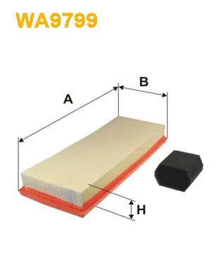 Picture of WIX FILTERS - WA9799 - Air Filter (Air Supply)