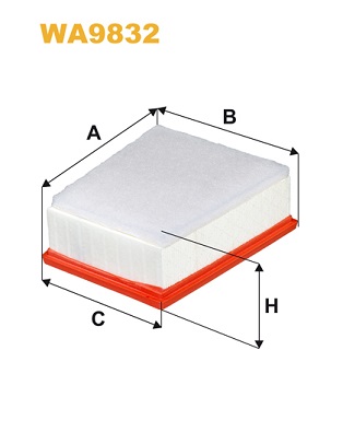 Picture of WIX FILTERS - WA9832 - Air Filter (Air Supply)