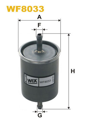 Picture of WIX FILTERS - WF8033 - Fuel filter (Fuel Supply System)