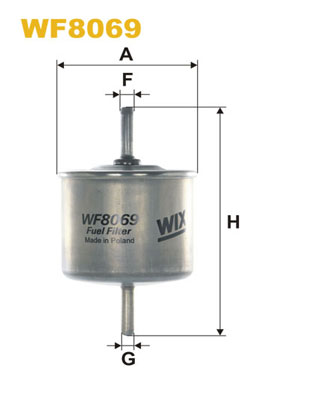 Picture of WIX FILTERS - WF8069 - Fuel filter (Fuel Supply System)