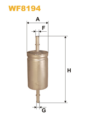 Picture of WIX FILTERS - WF8194 - Fuel filter (Fuel Supply System)