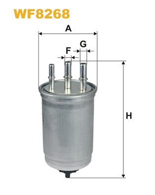 WIX FILTERS - WF8268 - Filter za gorivo (Sistem za dovod goriva)