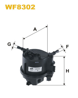 Slika WIX FILTERS - WF8302 - Filter za gorivo (Sistem za dovod goriva)