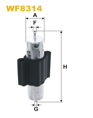 Picture of WIX FILTERS - WF8314 - Fuel filter (Fuel Supply System)