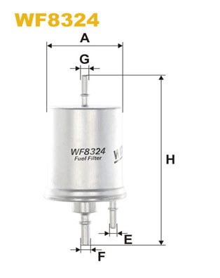 WIX FILTERS - WF8324 - Filter za gorivo (Sistem za dovod goriva)