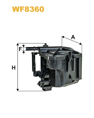 Picture of WIX FILTERS - WF8360 - Fuel filter (Fuel Supply System)