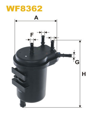 Picture of WIX FILTERS - WF8362 - Fuel filter (Fuel Supply System)