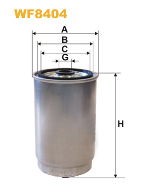 Picture of WIX FILTERS - WF8404 - Fuel filter (Fuel Supply System)