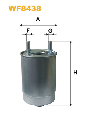 Picture of WIX FILTERS - WF8438 - Fuel filter (Fuel Supply System)