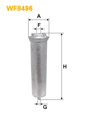 Picture of WIX FILTERS - WF8496 - Fuel filter (Fuel Supply System)