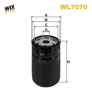 WIX FILTERS - WL7070 - Filter za ulje (Podmazivanje)