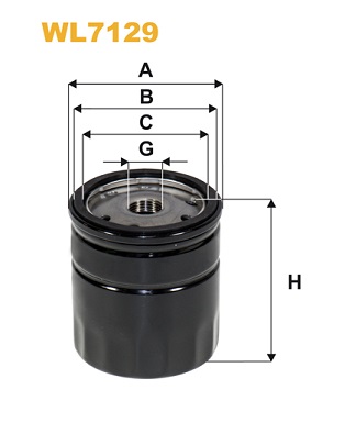 WIX FILTERS - WL7129 - Filter za ulje (Podmazivanje)