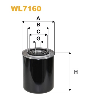 Picture of WIX FILTERS - WL7160 - Oil Filter (Lubrication)