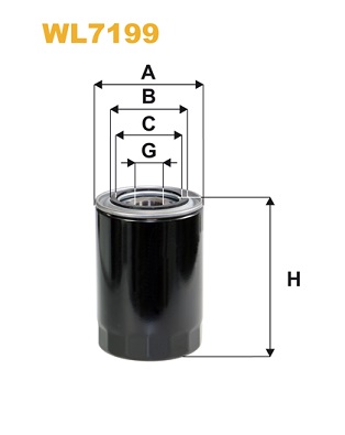 Picture of WIX FILTERS - WL7199 - Oil Filter (Lubrication)