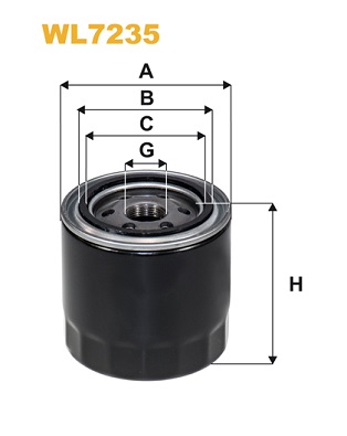 Picture of WIX FILTERS - WL7235 - Oil Filter (Lubrication)