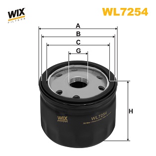 Slika WIX FILTERS - WL7254 - Filter za ulje (Podmazivanje)