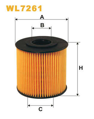 WIX FILTERS - WL7261 - Filter za ulje (Podmazivanje)