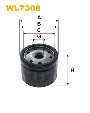 Slika WIX FILTERS - WL7308 - Filter za ulje (Podmazivanje)