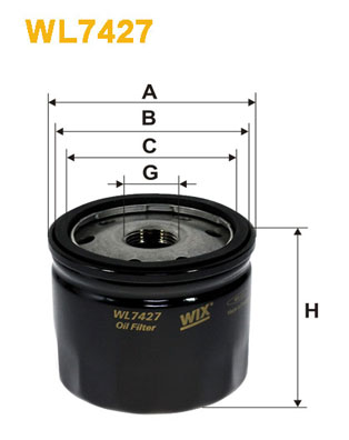 Picture of WIX FILTERS - WL7427 - Oil Filter (Lubrication)