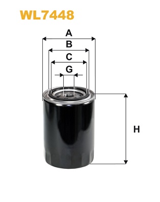 Picture of WIX FILTERS - WL7448 - Oil Filter (Lubrication)