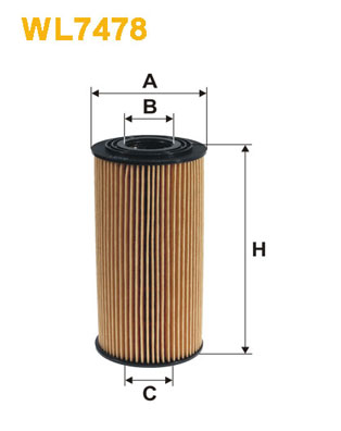 Picture of WIX FILTERS - WL7478 - Oil Filter (Lubrication)